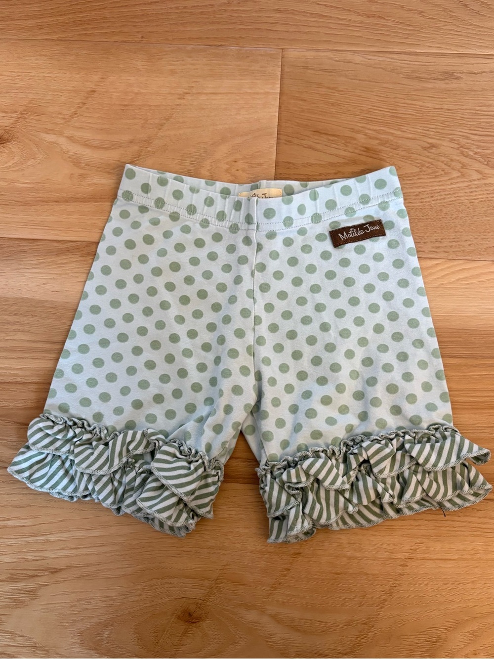 Matilda Jane Light Blue Polka Dot Shorts